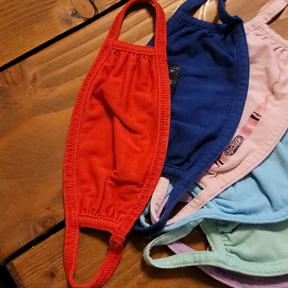 New 6 Crayola Childs‎ Face Masks